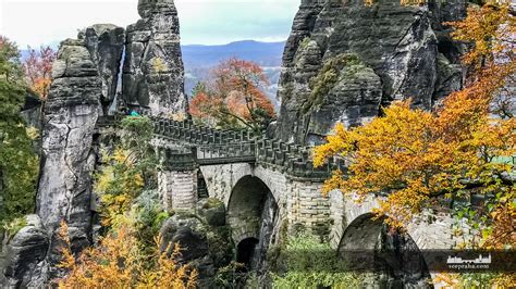 Saxon Switzerland national park. The Bastei Bridge