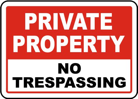 Private Property No Trespassing Sign - Get 10% Off Now