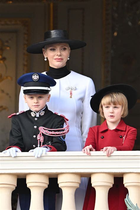 Radiant Princess Charlene of Monaco joins twins Prince Jacques and ...