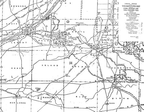 Indian Trail Map - Bachelors Grove Cemetery & Settlement Research Center