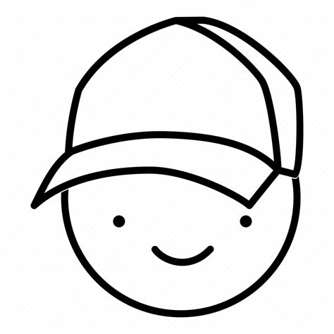 Boy, emoji, face, guy, hat, human, smile icon - Download on Iconfinder