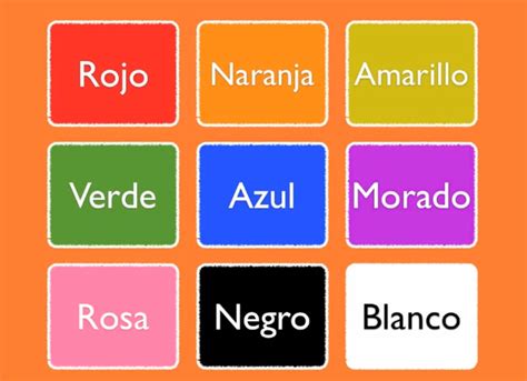 Learn Spanish colors in less than 5 minutes