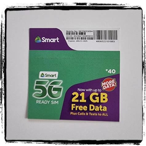 Smart Prepaid 5g Ready sim card | Lazada PH