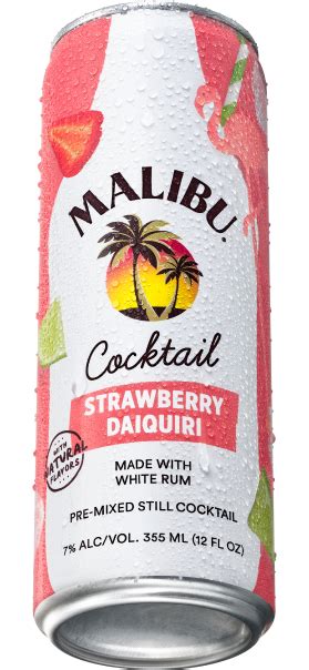 Malibu Strawberry Daiquiri - Malibu Drinks