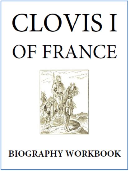 Clovis I of France Biography Workbook | Student Handouts