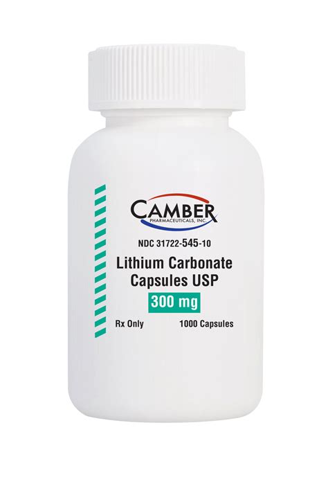 Lithium Carbonate – Camber Pharmaceuticals