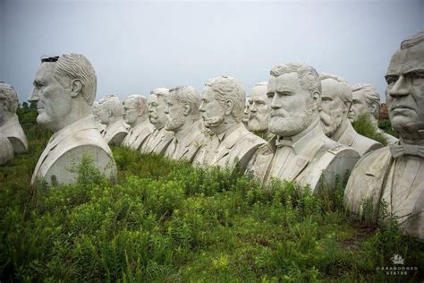 The Abandoned Giant Busts of Presidents Park | Amusing Planet