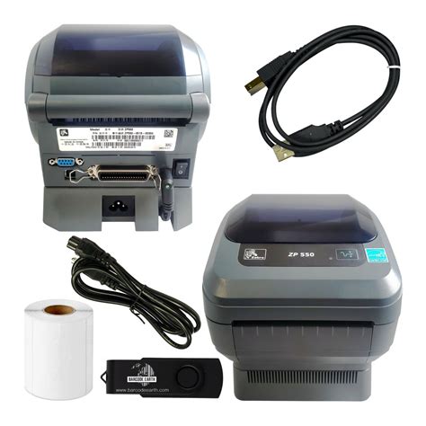 Zebra ZP550 Bundle Thermal Desktop Shipping Label Printer; For Desktop Use – Barcodeearth