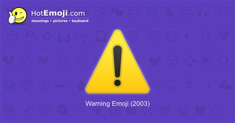 Warning Emoji