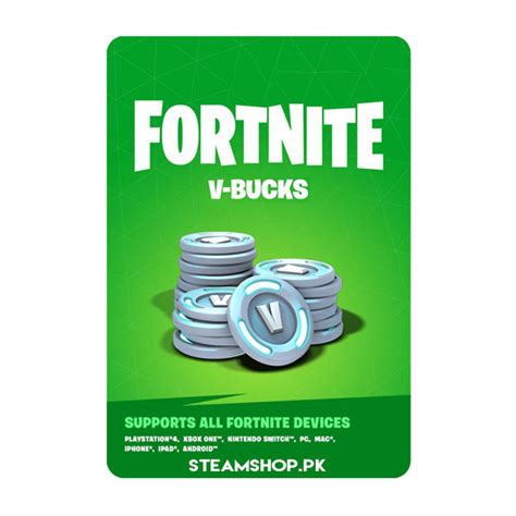 Buy Fortnite V-Bucks Gift Card in Pakistan - STEAMSHOP