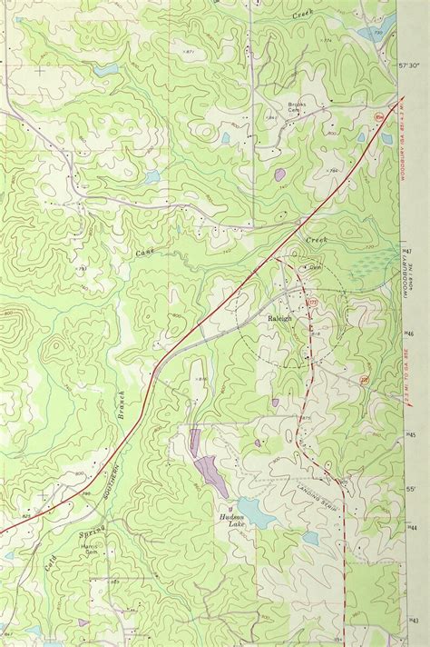 Warm Springs Georgia Map of Roosevelt's Little White House | Etsy