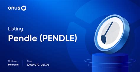 Pendle Token (PENDLE) gets listed on ONUS