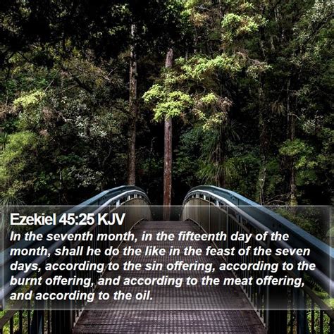 Ezekiel 45 Scripture Images - Ezekiel Chapter 45 KJV Bible Verse Pictures