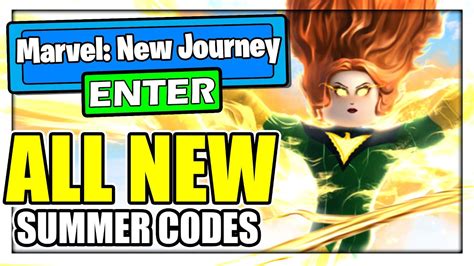 Marvel New Journey (JULY) CODES *UPDATE!* ALL NEW ROBLOX Marvel New ...