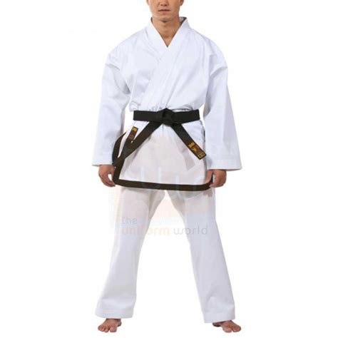 Taekwondo Gi White with Black Belt Suppliers Manufacturer in Dubai UAE