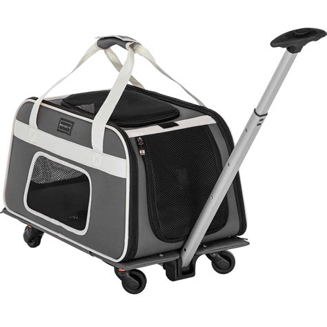 PETSFIT Airline Approved Dog Carrier with Wheels Designed for Small ...