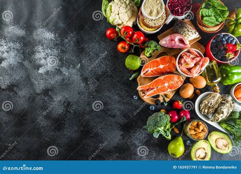 Pescetarian Diet Plan Ingredients Stock Image - Image of faba, cooking ...