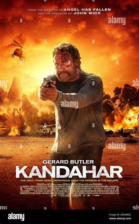 KANDAHAR, (aka MISSION KANDAHAR), poster, Gerard Butler, 2023. © Open ...