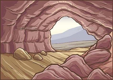 Cave Background | Background drawing, Illustration art, Dancing drawings