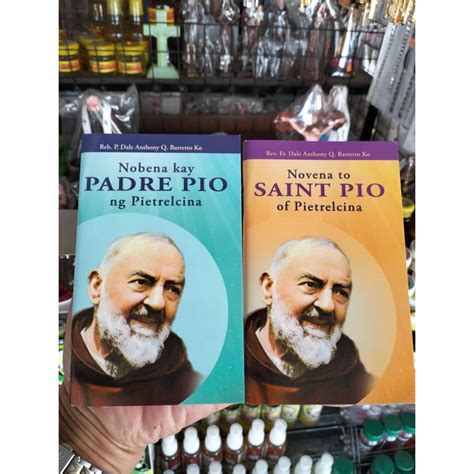 St. Padre Pio Novena book two version englisha and tagalog | Shopee Philippines