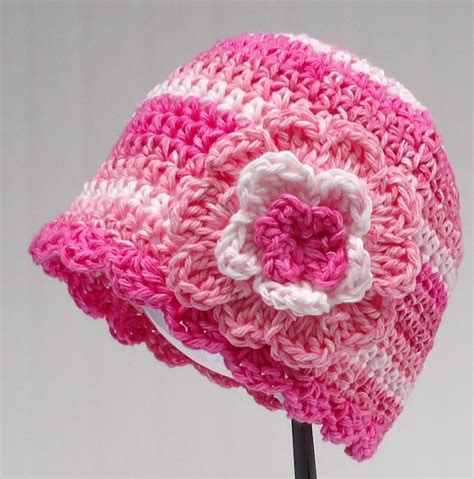 Easy Crochet Pattern for Women's Chemo Cap With Flower & - Etsy