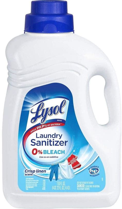 Lysol Laundry Sanitizer 0% Bleach, Crisp Linen Scent , 150 oz — Goisco.com