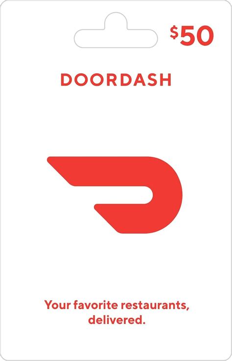 Amazon.com: DoorDash Gift Card $50: Gift Cards