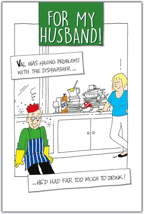 Husband Christmas Card, Funny Christmas Cards Husband, Xmas Card for Husband, Husband Christmas ...