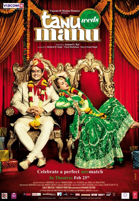 Tanu Weds Manu (#1 of 2): Extra Large Movie Poster Image - IMP Awards