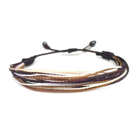 Brown String Bracelet Mens String Bracelet Brown Mens - Etsy