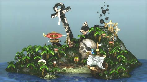 Minecraft - Sparrow Island (Pirate Server Spawn) - Minecraft Schematic Store - www ...