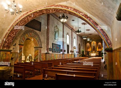 Mission santa barbara interior hi-res stock photography and images - Alamy