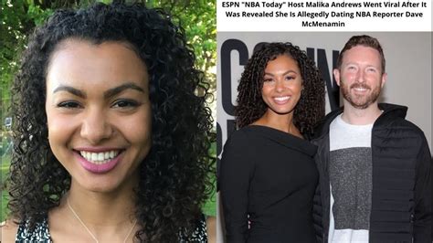 ESPN Reporter Malika Andrews OUTED For Allegedly SECRETLY Dating White NBA Reporter Dave ...