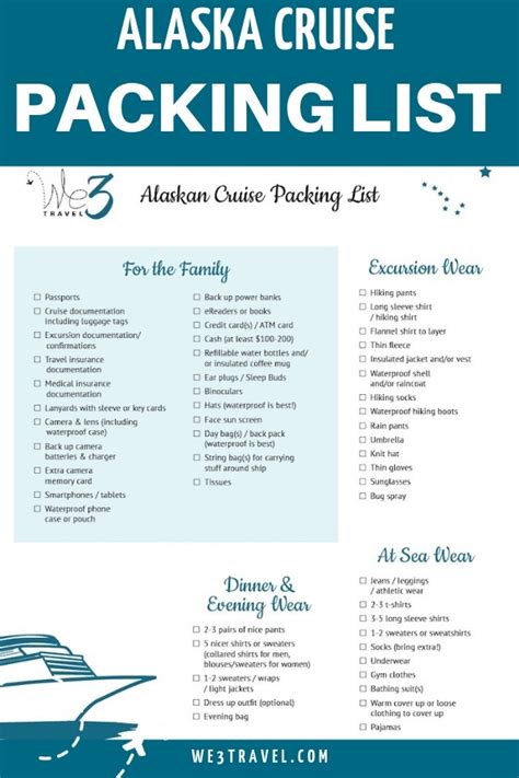 The Ultimate Alaska Cruise Packing List (+ PDF Printable)