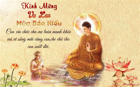 Kính mừng Vu Lan - Mùa báo hiếu với thiệp đẹp