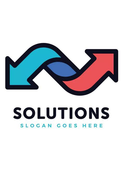 Solutions Logo Template AI, EPS. Download | Logo templates, Templates ...