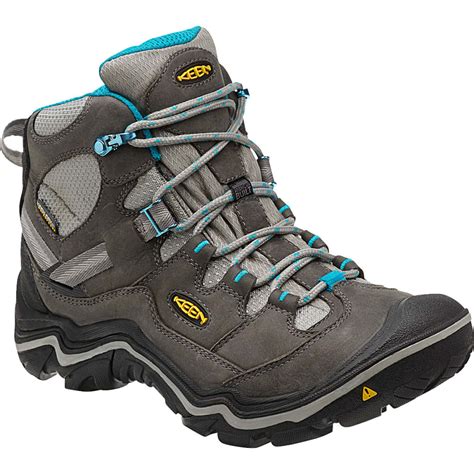 KEEN Women's Durand Mid WP Hiking Boots, Gargoyle