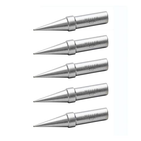 Weller Soldering Tip, Conical, 0.031 in./0.8 mm for WE1010 (5-Pieces ...