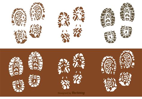 Muddy Footprints Vectors 83114 Vector Art at Vecteezy