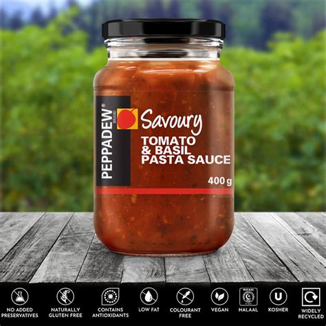 Tomato & Basil Pasta Sauce | PEPPADEW®