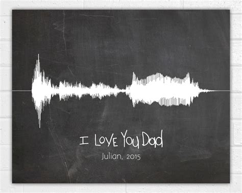 Custom Sound Wave Art Print Voice Wave Personalized - Etsy