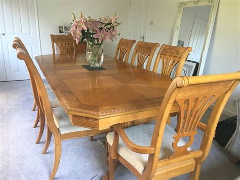 Quality solid wood dining table and chairs set | in Broadstone, Dorset ...