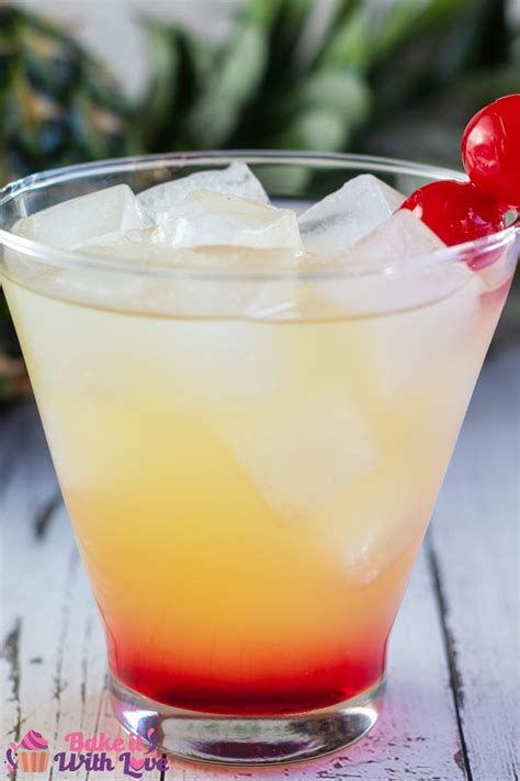 Malibu Sunset (Easy Malibu Coconut Rum Cocktail!) - Bake It With Love