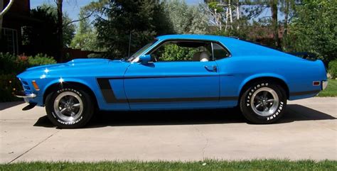 Grabber Blue 1970 Ford Mustang Grabber Fastback