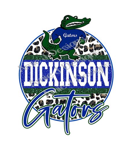 Dickinson Gators Mascot Version Glitter Texas PNG Sublimation - Etsy