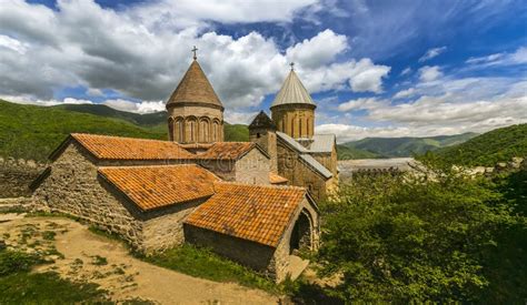 Christian Monastery in Georgia Stock Photo - Image of travel, castle ...