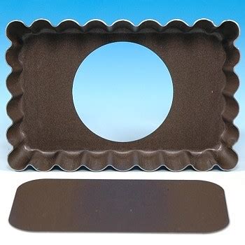 FLUTED RECTANGULAR TART PAN - SINGLE SERVING-G291870