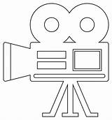 Movie Camera coloring Page  ColouringPages sketch template