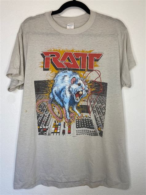 Vintage 1984 RATT Band Ratt 'N' Roll Tour Graphic T-S… - Gem