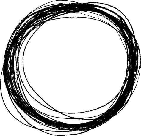 10 Scribble Circle (PNG Transparent) | OnlyGFX.com